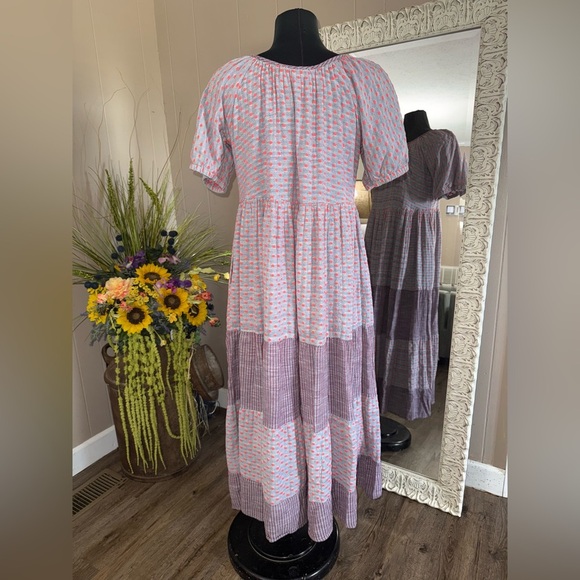 Ace & Jig • Swiss Dot Puff Sleeve Maxi Dress - Picture 14 of 15